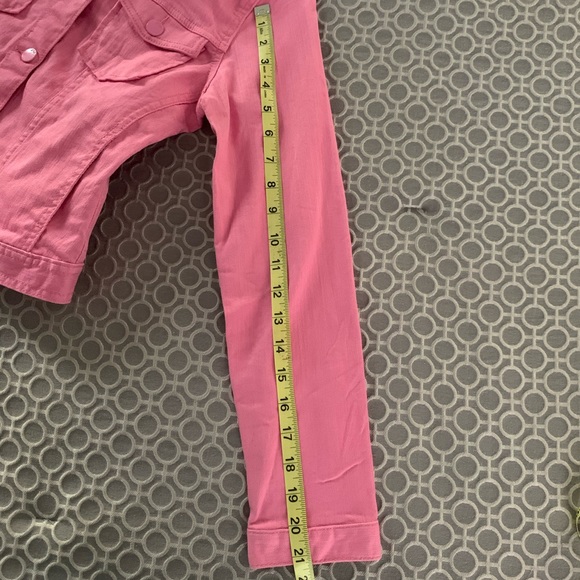 Girl’s Pink Denim GAP Jacket Size 12-XL EUC - Picture 5 of 7
